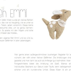E-Book Reh Emmi - Nähanleitung und Schnittmuster