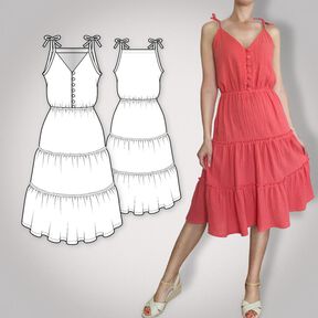 Stufenkleid Alicia | Größen 34-44 | mit Nähanleitung