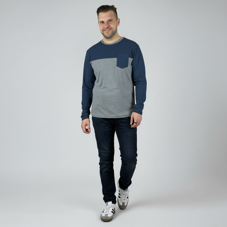 "Familien-Paket" Schnittmuster Set Longsleeve u. T-Shirt  image number 6