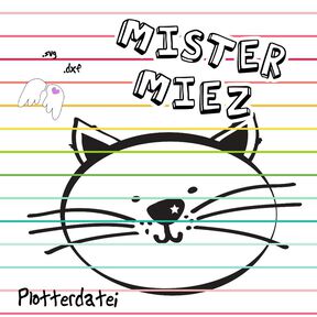 Mister Miez Katze Plottdatei Plotterdatei Engelinchen svg dxf