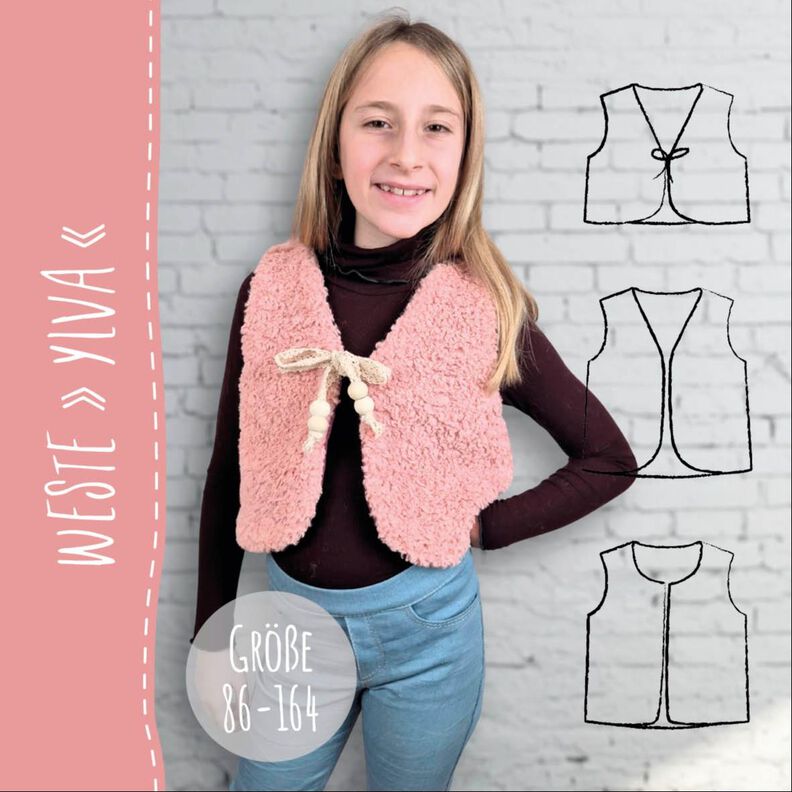 WESTE "YLVA" - N&auml;hanleitung und Schnittmuster image number 1