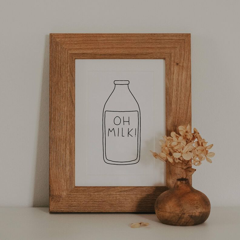 PLOTTERVORLAGE "OH MILK!" image number 4