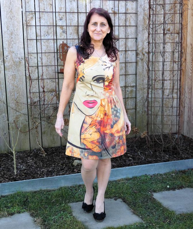 Kleid PETITE NETA Gr. 34-50 PDF-Schnitt A4, A0, Anleitung image number 5