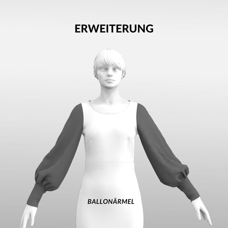  Laya - Schnitterweiterung - Ballonärmel  32-52 image number 9