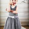festliches Kleid VANESSA Gr. 98 - 152 Einschulung Hochzeit thumbnail number 6