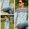 Shirt "SUE", Schnittmuster Gr. 158 - Damengr 46  2 Varianten thumbnail number 2