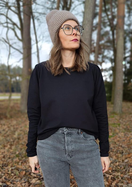 Erna - Falten-Raglan-Sweater Gr. 34 -50 image number 2