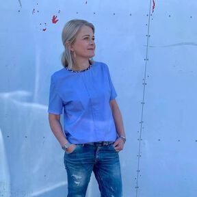 Paula- Schnittmuster & N&auml;hanleitung Damen Bluse 34-54