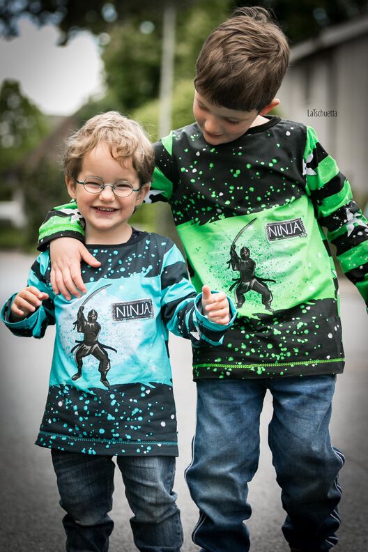 *Kids Basicshirt* Shirt mit vielen Teilungen, runder Saum image number 3