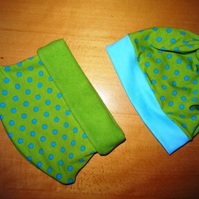 Sparset 3 schnelle Mützen mit Schlupfschal nähen