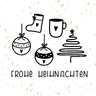 Weihnachtssticker + Frohe Weihnachten Plotterdatei thumbnail number 1
