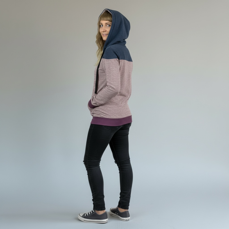 Schnittmuster + Anleitung Hoodie/ Jacke Bonnie Gr. 32&ndash;54 image number 4