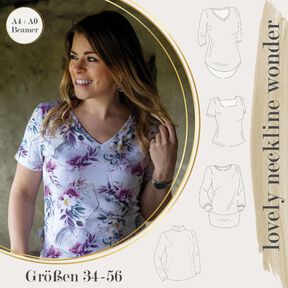 BEAMER&A0 lovely neckline wonder 34-56 Shirt Pullover BEAMER&A0 lovely neckline wonder 34-56 Shirt Pullover