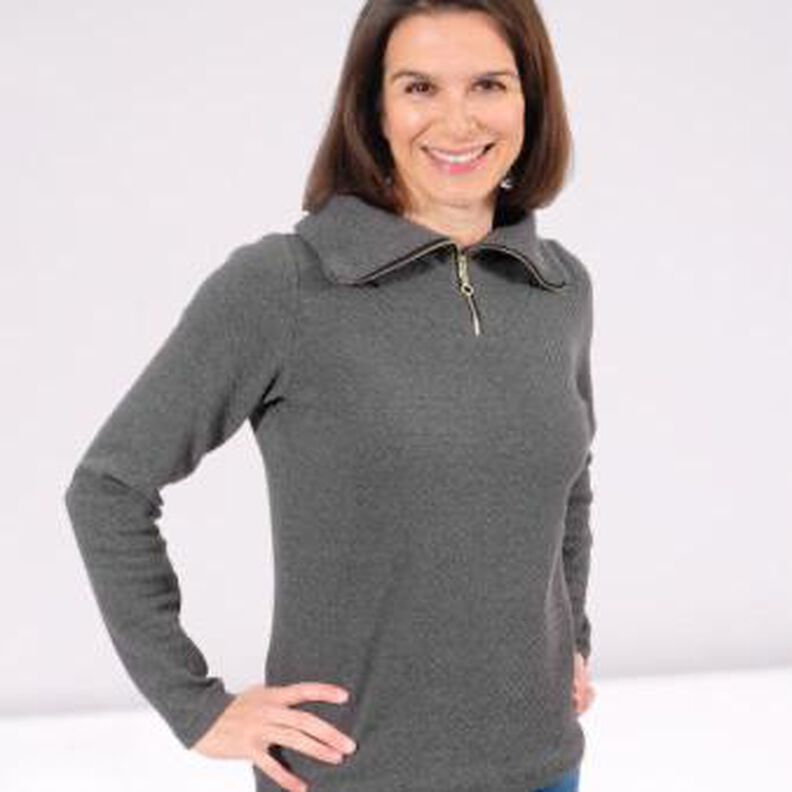 Pullover "ZITA" Nähanleitung und Schnitt Gr. 158–46 image number 1