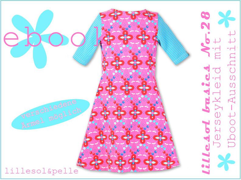 Ebook / Nähanleitung Jerseykleid mit Uboot-Ausschnitt image number 1