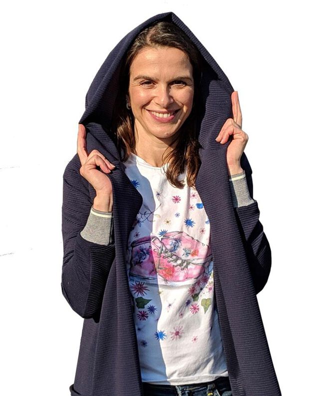 Cardigan, Jacke "TATJANA", Gr. 158 – Damengr. 46 image number 9