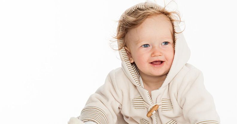 BRIO Baby Jacke mit Kapuze und Bär Applikation image number 7