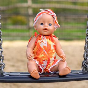 Puppe Jumpsuit EVERLY Nähanleitung + Schnitt