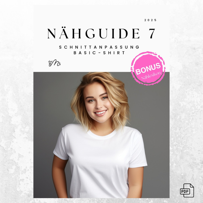  PDF Nähguide 7  - Schnittanpassung Shirts/Oberteile + Bonus image number 1