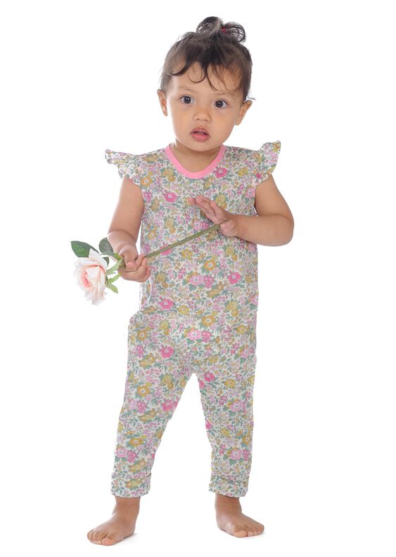 Schnittmuster Baby Mädchen Jumpsuit mit Haarband MIA image number 8