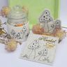 Stickdatei Pilze Herbst Redwork SET 9erlei  thumbnail number 1