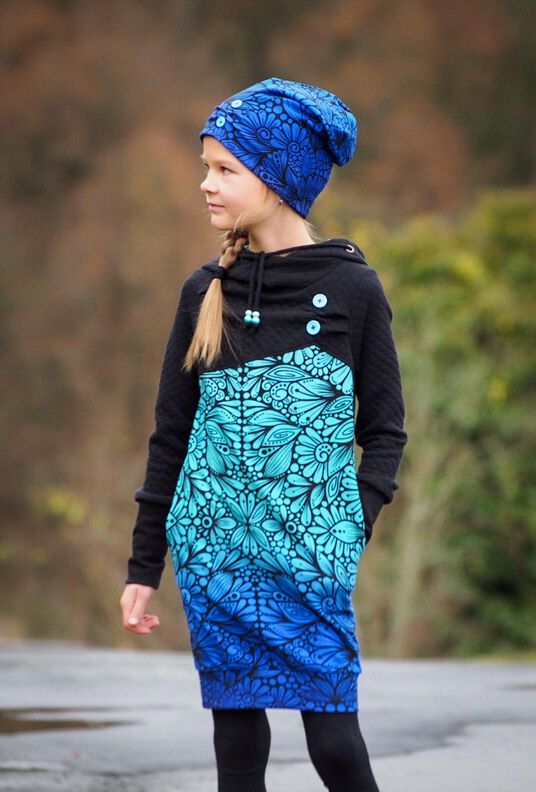 Ebook Add On Hoodiekleid Petite Elise Gr.98-146 mit Ebenen image number 6