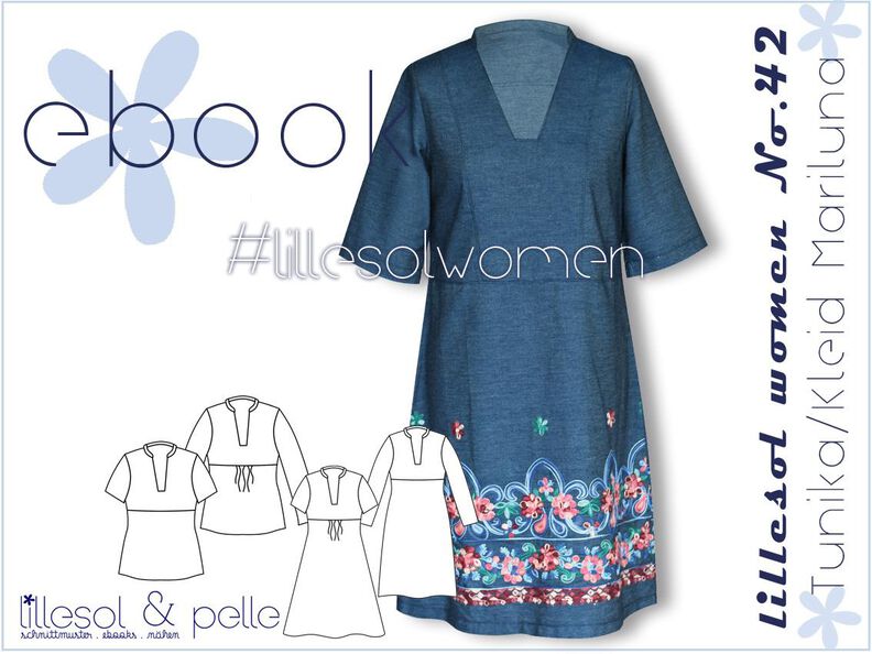 Ebook / Schnittmuster lillesol women No.42 Tunika Mariluna image number 1