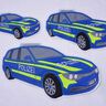 Polizeiauto Stickdatei Polizei thumbnail number 2