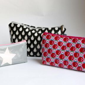 "Wash-Bag" Wachstuch-Tasche 