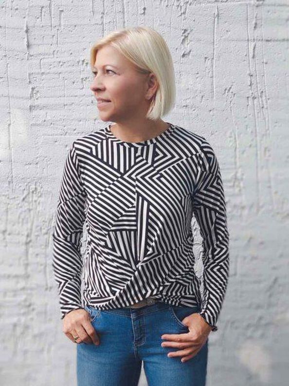 Knotenshirt "ANIKO" Nähanleitung & Schnitt Gr. 158 - 46 image number 2