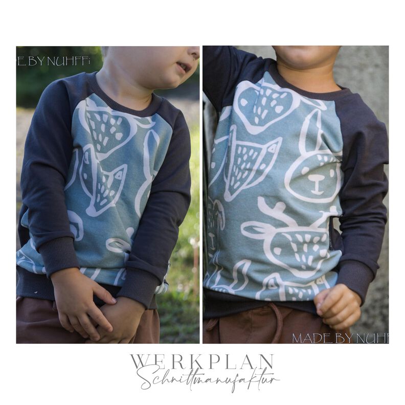 Raglan BasicWERK | 56 bis 104 | Unisex Longsleeve | Beamer image number 5