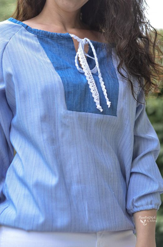 Raglan-Bluse/Kleid "Boholicious" Gr.32-46 SM&Nähanleitung image number 5