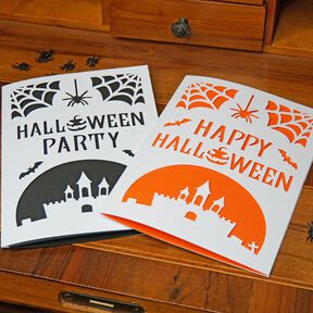 Plotterdatei Halloween Karte