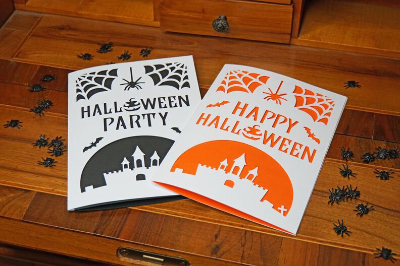Plotterdatei Halloween Karte image number 2