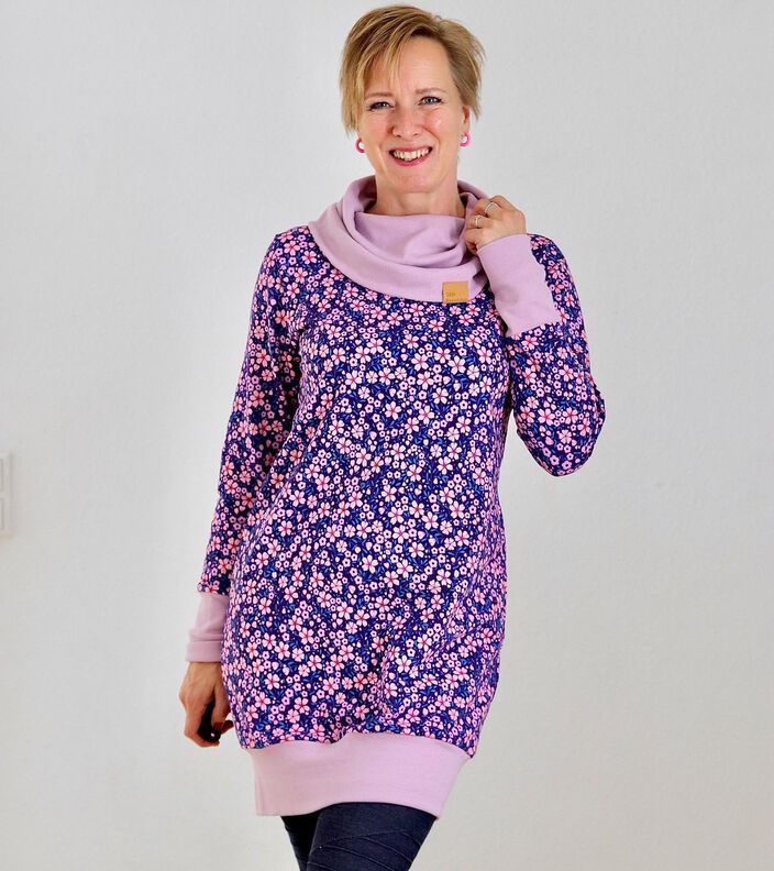 Ebook /Nähanleitung Damen Shirt mit Kuschelkragen image number 4