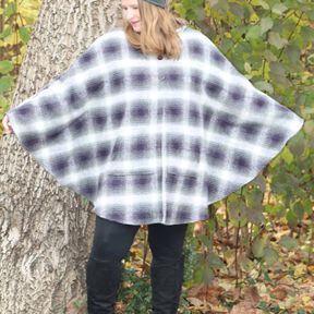Damen Cape Poncho Hoodie Cardigan LAYAK ♥ Gr. XS-XXXL