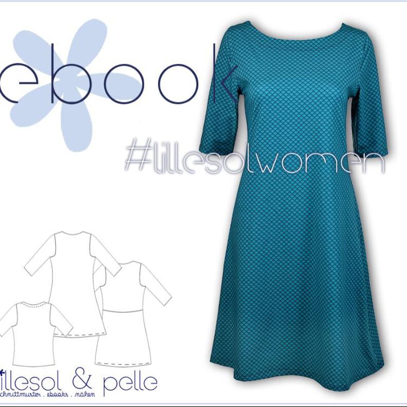 Jerseykleid mit UbootAusschnitt *mit A0-Datei + Video* image number 1