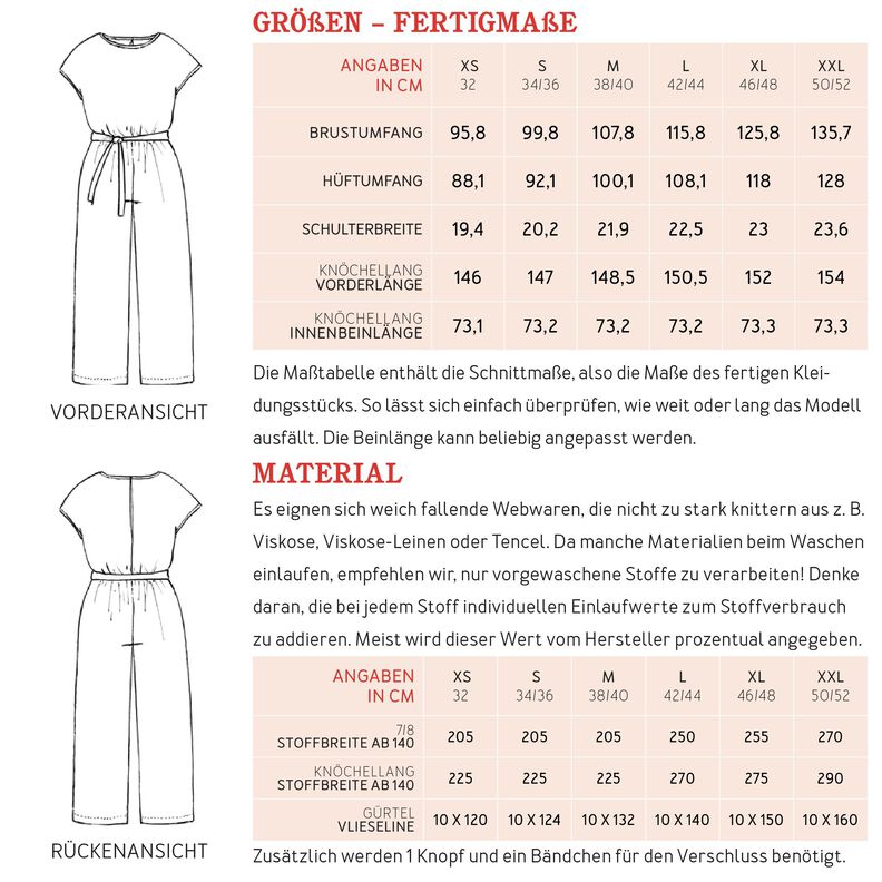 FRAU JULA  - Jumpsuit mit Rückenschlitz  XS-XXL image number 9