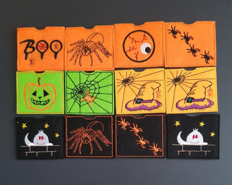 Stickdatei Halloween ITH kleine Schokohülle SET image number 5