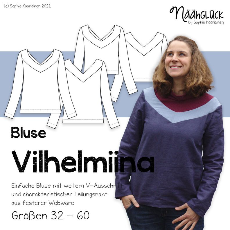 Bluse Vilhelmiina - Größen 32 - 60 image number 10