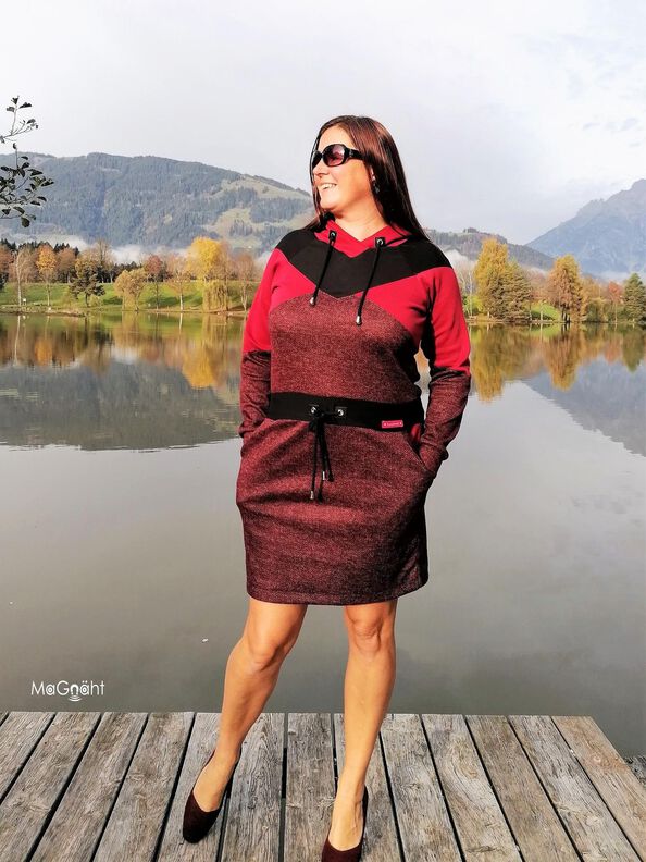 Hoodie/Hoodiekleid ALIMONDA Gr. 34-54 Ebook Schnittmuster image number 4