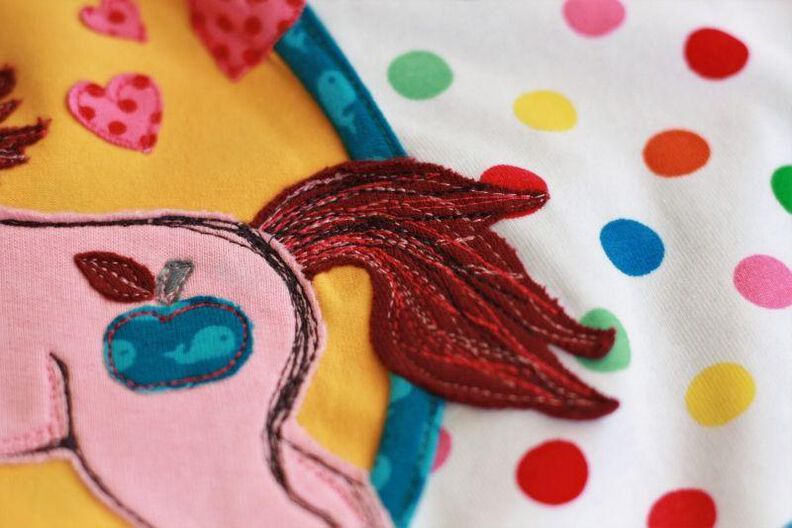 Appliziervorlage PONY, PFERD & EINHORN inkl. Applizierschule image number 5
