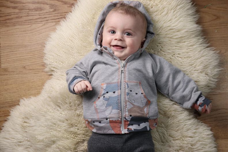 Baby Sweatjacke Hoodie Jacke KRIM ♥ Gr. 56-98 image number 9
