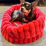 Hundebett Katzenkorb SISSI (XS-XL 30-70 cm Bodendurchmesser) thumbnail number 2