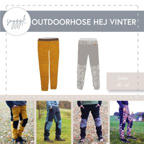 Outdoorhose Hej Vinter Gr. 40 – 60, Walk, Softshell, A0