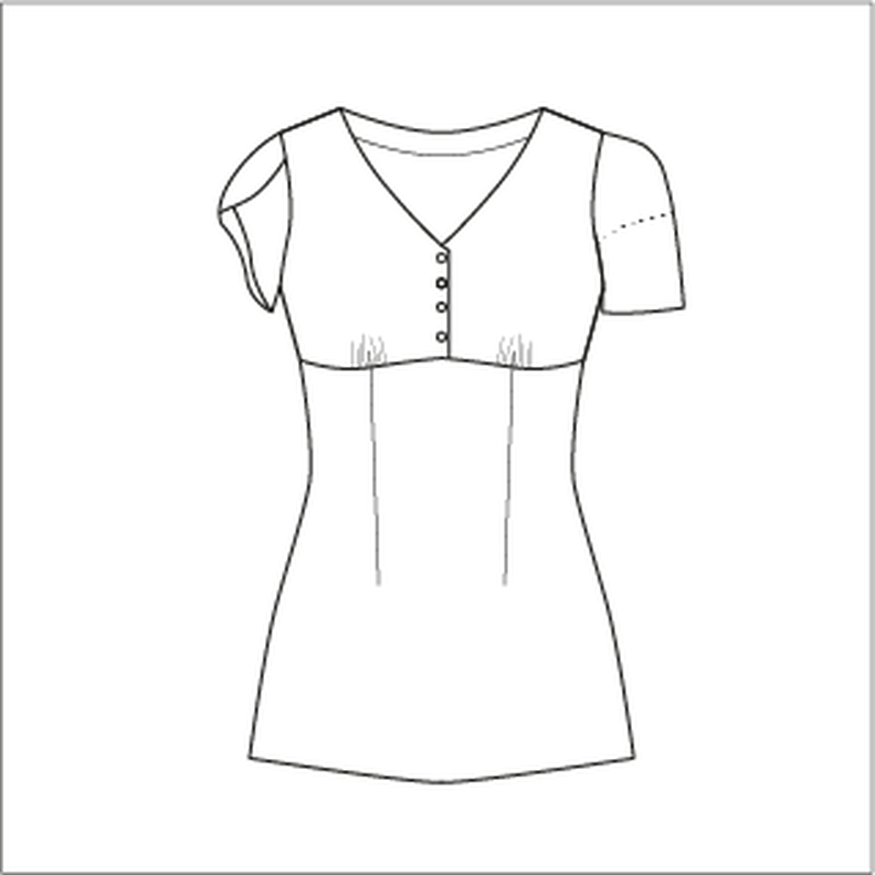 PETITE Claudine Gr. 34-48 PDF-Schnitt A4, A0, Anleitung image number 10
