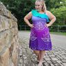 Offshoulder Kleid Spalina 34 - 52 FunkelRosa thumbnail number 4