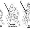 Stickdatei Ritter Redwork SET thumbnail number 3