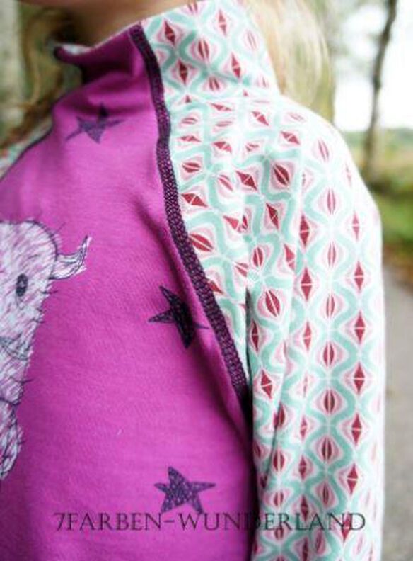 Ebook/Nähanleitung Turtleneck Raglanshirt AMIA Gr. 86-164 image number 5