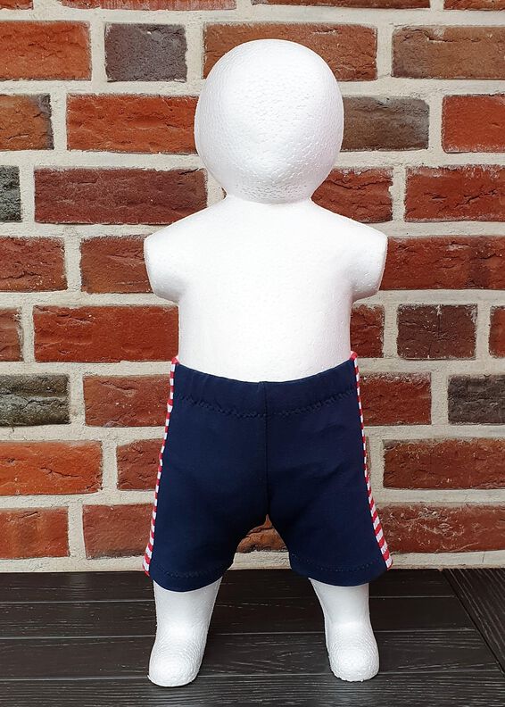 Babyshorts „Bobby“ mit Seitenstreifen Gr. 44-98, A4+A0 image number 3